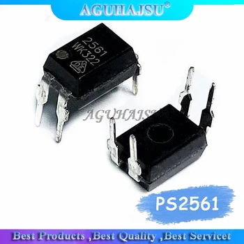 10pcs/lot MERGULHO isolador óptico PS2561 2561 PS2561-1 DIP4 original autêntica