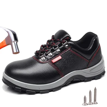 2022 A Segurança Do Trabalho, Sapatos De Homens Deslizamento De Aço Toe Sapatos De Construção Sapatilha Respirável Isolamento Elétrico De Protecção, Sapatos De Trabalho