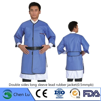 A venda directa de raios x raios gama blindagem de Radiação levar roupas ionizing radiation protection 0.5 mmpb camisa de manga comprida
