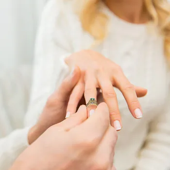Aliança De Casamento Em Titânio Chapeado Anel, Anel De Casamento Anel De Noivado Requintado Luxo Anéis Para As Mulheres Frete Grátis Anillos