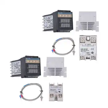 PID Controladores de Temperatura Kit 0-400℃ Impermeável de Alta Precisão REX C100 Controlador de Temperatura para a Fazenda QUENTE